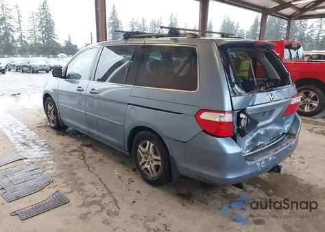 2007 Honda Odyssey Ex из США, поврежденный, VIN 5FNRL38437B007091